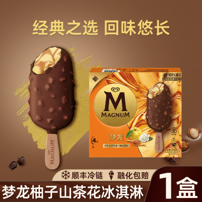 和路雪梦龙雪糕柚子山茶花新口味尝鲜装