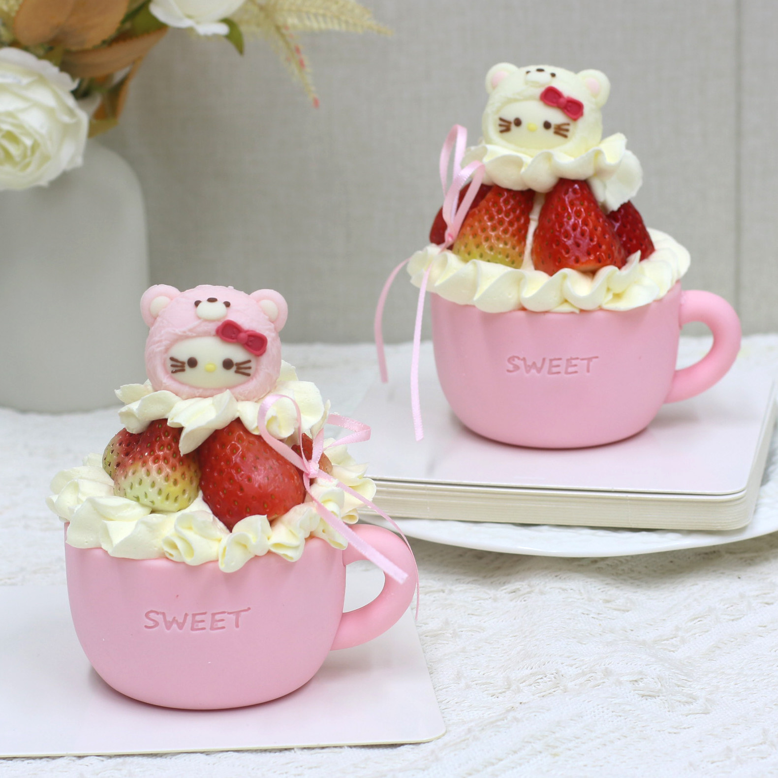 kt猫头巧克力蛋糕装饰小号小熊KT成品情侣卡通立体烘焙甜品摆配件,节庆用品/礼品,蛋糕/烘焙装饰用品,淘宝优惠券,粉丝福利购,淘宝优惠卷