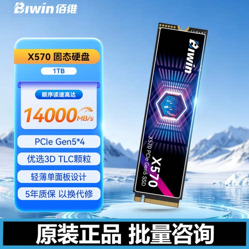 佰维X570固态硬盘1tb有游戏硬盘