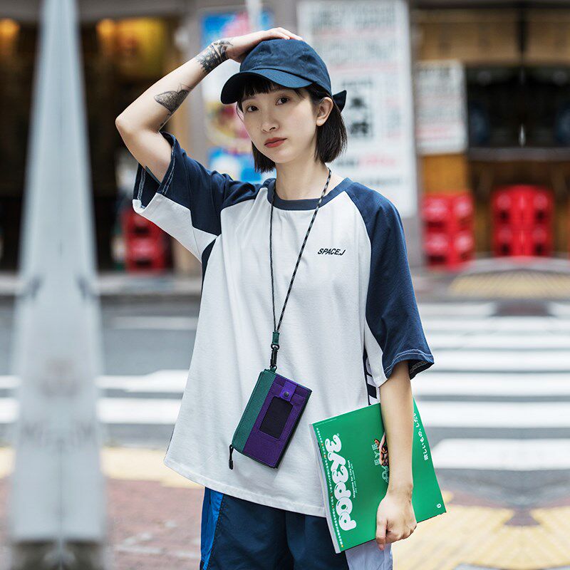 Jeanne Space Agency Hit color letter printing T-shirt Easy summer full marks Raglan bf Casual shirt T20in the Women's clothing/Boutique , T-shirt  category - from Buy2taobao.com to provide professional Taobao agent buy service