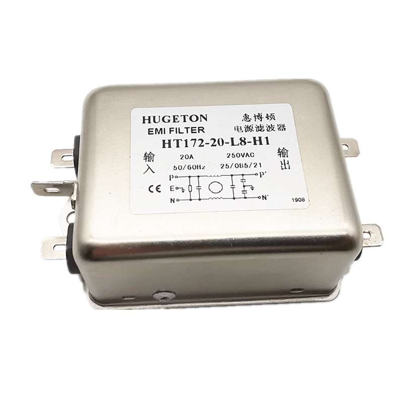 单相电源滤波器HT172-20-L8-H1 HT172-20-M4-H1 10A 20A原厂现货