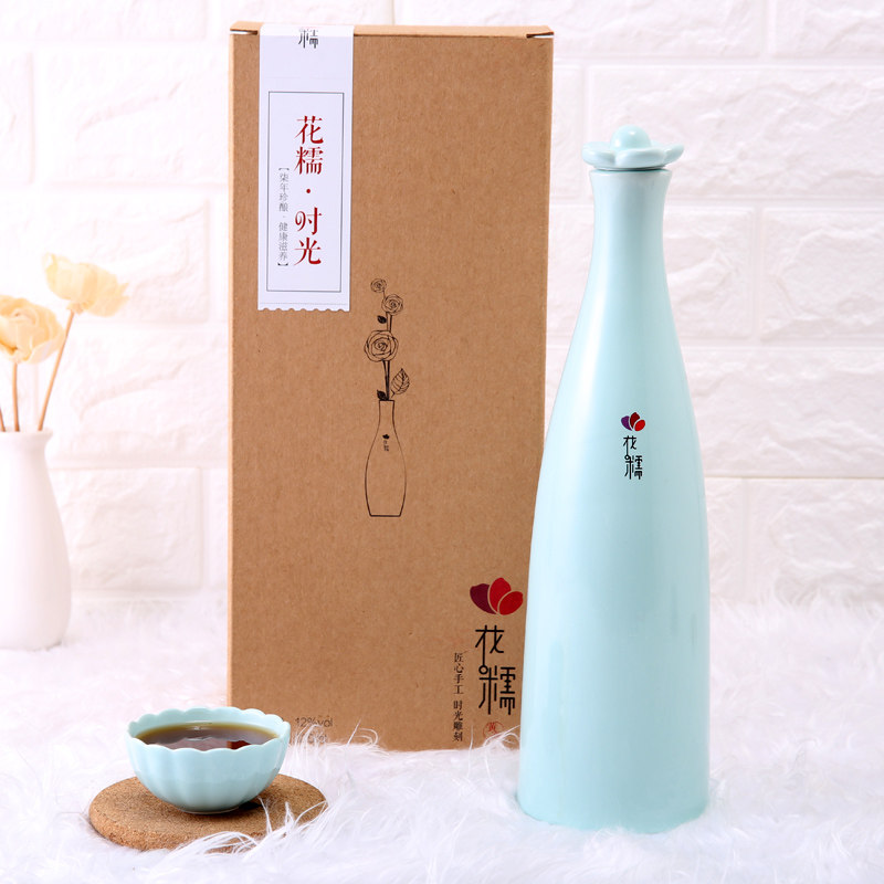 节日送礼红曲黄酒沉缸酒年份原酿半甜型七年花雕极糯礼盒装
