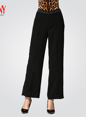 NY纳艺拉丁舞裤女摩登舞裤下装训练服裤子成人舞蹈练功裤160705M1