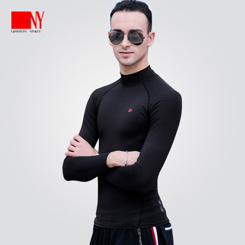 ny纳艺男长袖拉丁舞摩登舞练功服