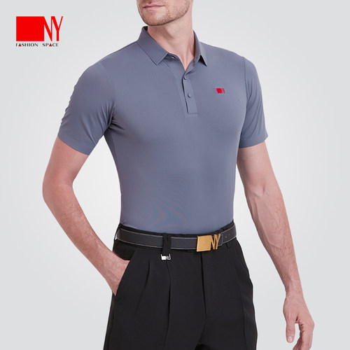 NY纳艺摩登舞上衣男polo衫练功服