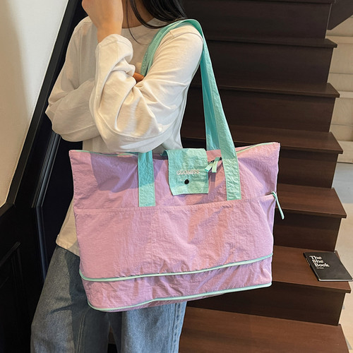 轻便旅行包可扩容压缩手提行李袋