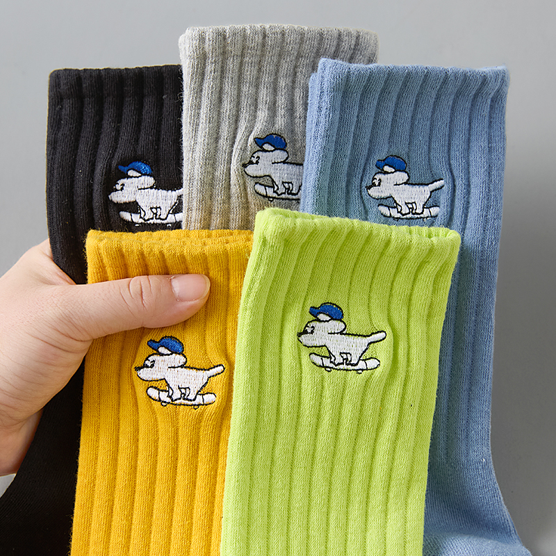 袜子男款长筒纯棉厚款100%新疆棉