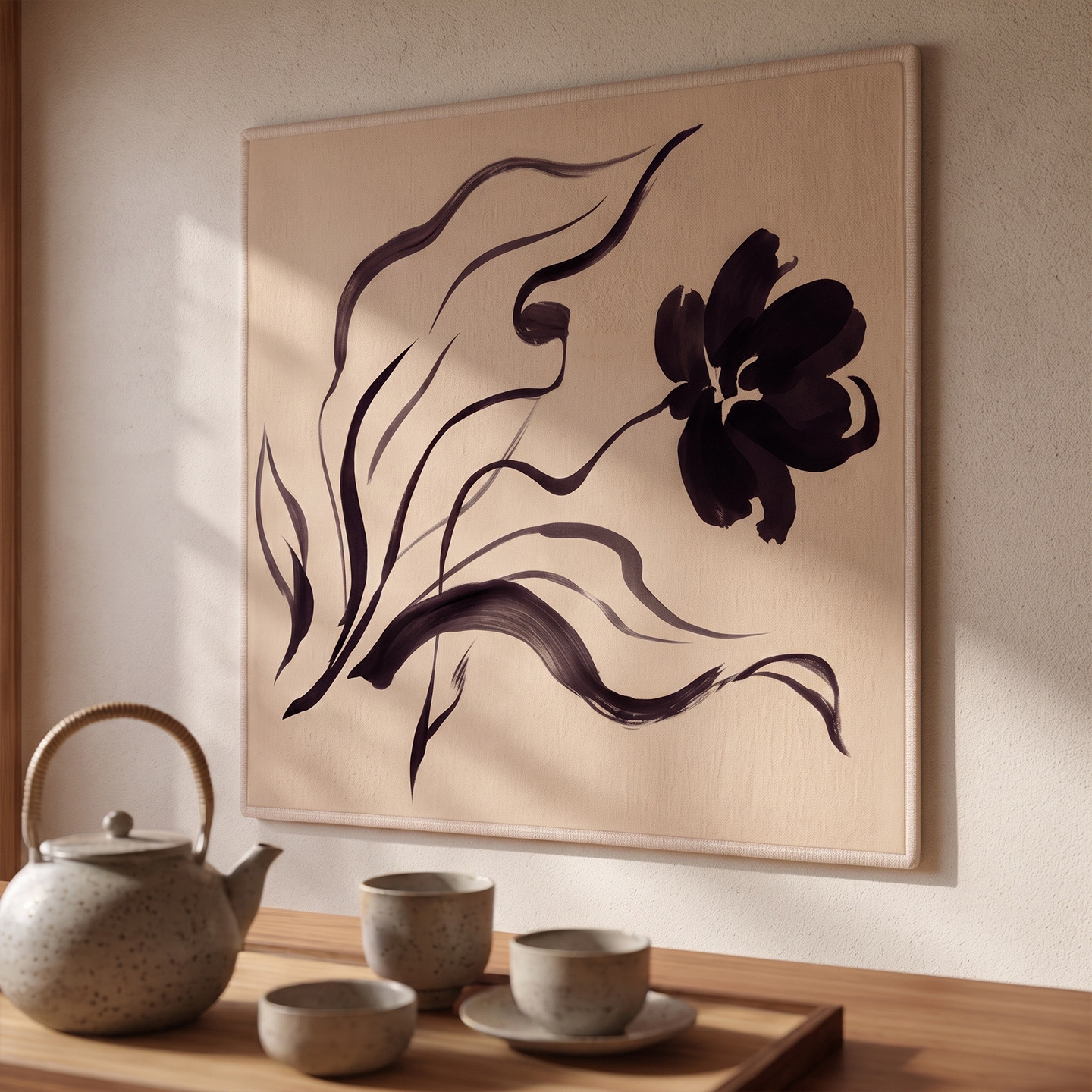 Jellypaint中古风客厅艺术挂毯图片