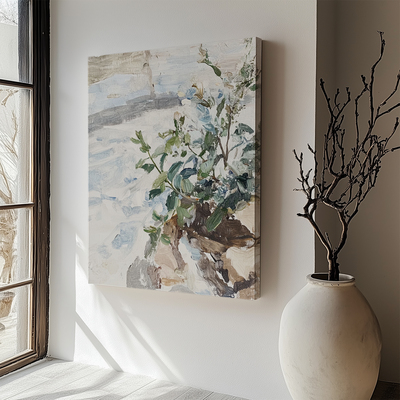 Jellypaint简约现代植物肌理油画