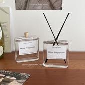 元 气角落 ins北欧简约无火藤条香薰精油室内家用房间卧室香氛摆件