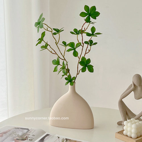 ins风仿真绿植马醉木花瓶摆件