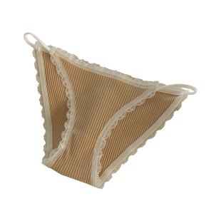 韩版性感蕾丝亲肤柔软舒适无痕内裤女纯棉中腰透气低腰女士三角裤