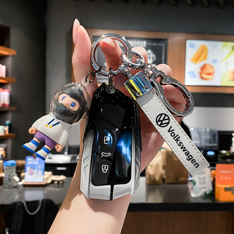 金属锌合金材质，按键全包保护不挡信号