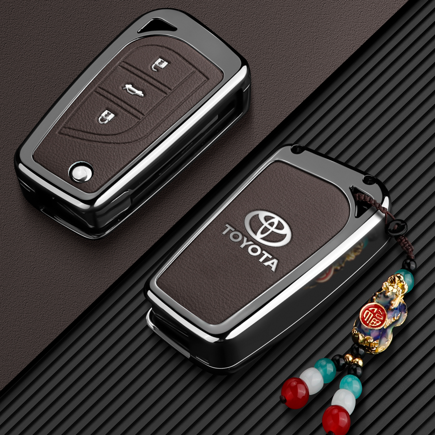 适用丰田折叠款汽车高级钥匙套
