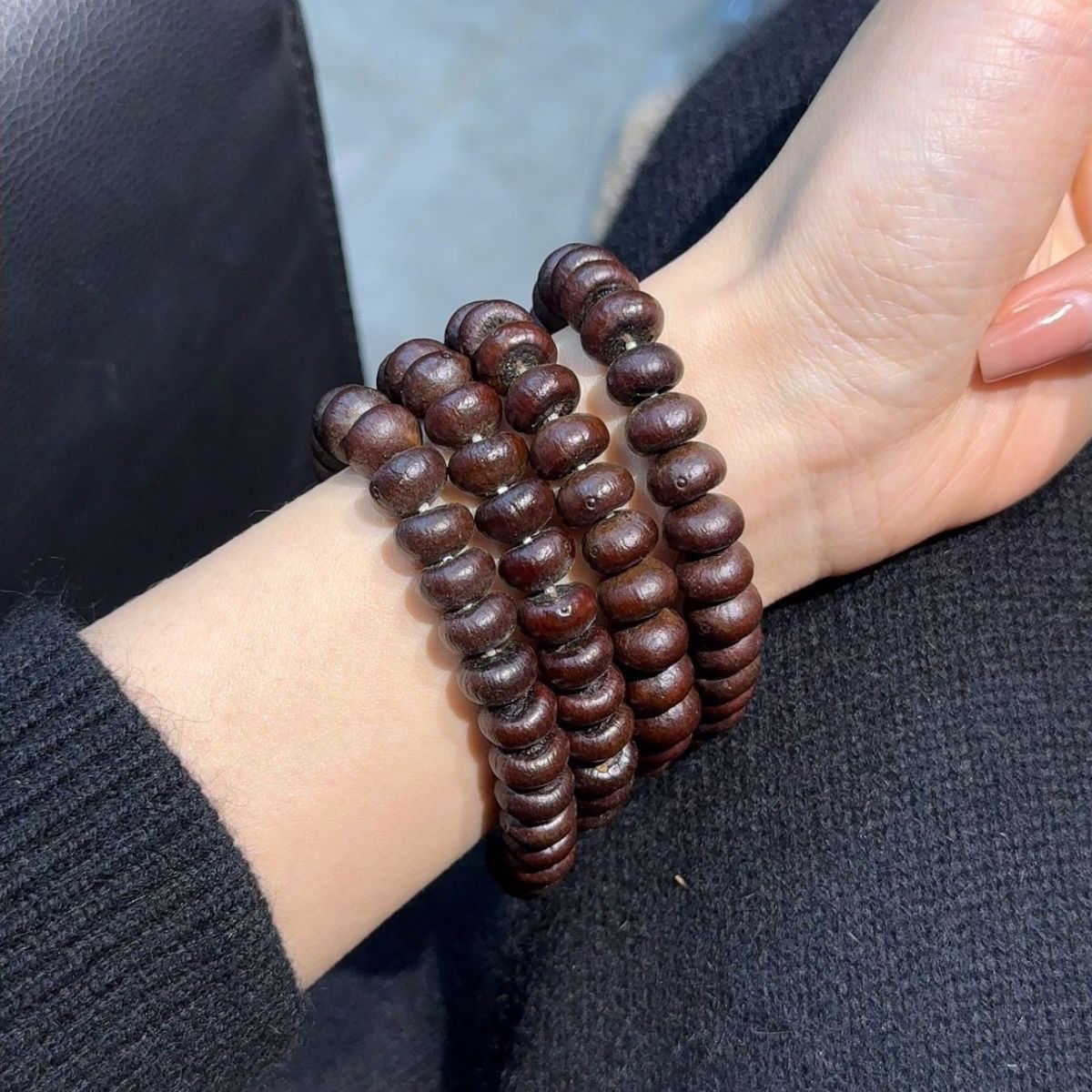 日本品质原生态紫金钵盂男女同款文玩饰品盘玩佛珠手串散珠盘玩手