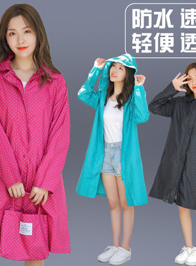 大人雨衣女可爱衣服式可外穿式