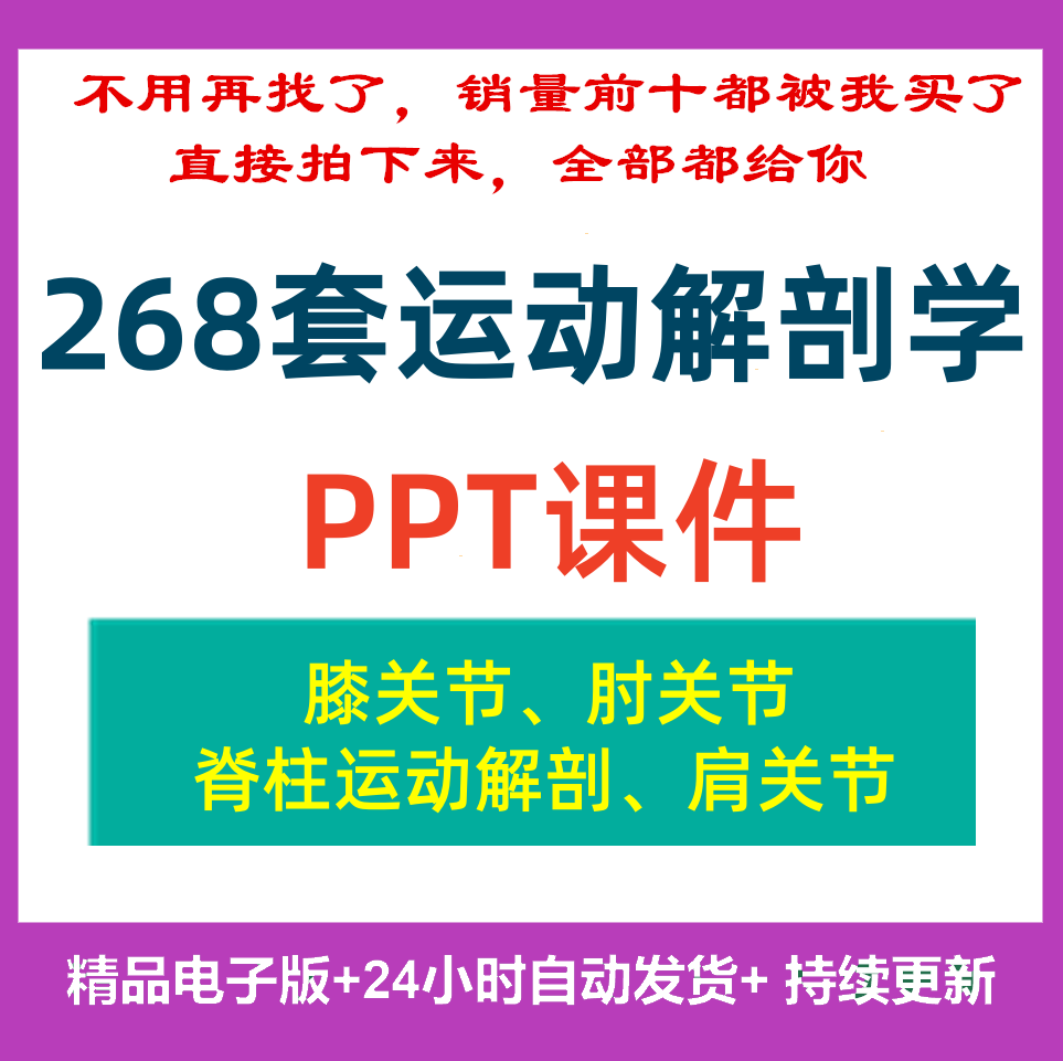 运动解剖学PPT课件肌肉关节培训肩关节膝关节脊柱肌解刨基础知识