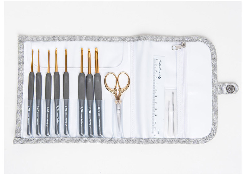Japan Imported weave tool crochet hook Black gold suit teg001 Gold scissors tulips Thick linesin the Home Fabric , Sew DIY Material,Tools and finished products , Needle  category - from Buy2taobao.com to provide professional Taobao agent buy service