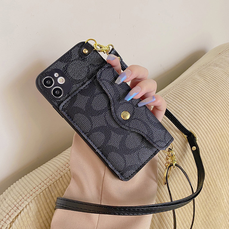 九科星适用于荣耀X70手机壳畅玩60plus插卡套x60i斜跨绳30s装卡套V40卡夹X7A商务8a零钱包20lite全包畅享30