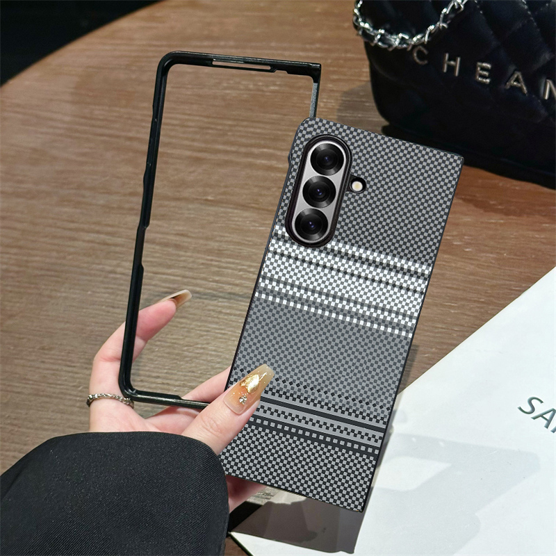 九科星适用于三星Galaxy ZFold7手机壳Fold6凯夫拉纹4/3折叠Fold5碳纤维手感小众W25保护套商务W24/23典藏版