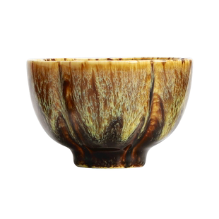 窑变建盏茶杯套装五行杯功夫茶具主人杯茶碗礼盒装故宫文创伴手礼