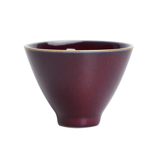 哥窑钧窑斗笠杯功夫茶具茶杯主人杯个人专用品茗杯陶瓷喝茶小杯子