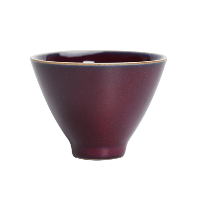 夕陌陶瓷喝茶小杯子斗笠杯