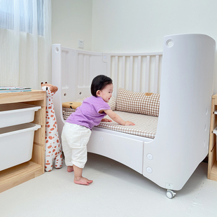 新生婴儿尿布台 互悦婴儿床可折叠拼接大床移动宝宝床儿童床便携式