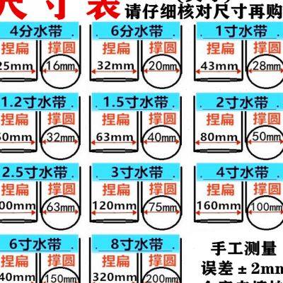 灌溉主管2寸3寸无孔软带滴灌带节水浇地微喷管喷水管带农用滴水