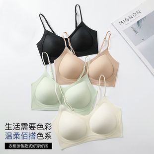 小胸聚拢文胸调整 固定杯粉底液无痕内衣女士薄款 罗丽丝 高品质
