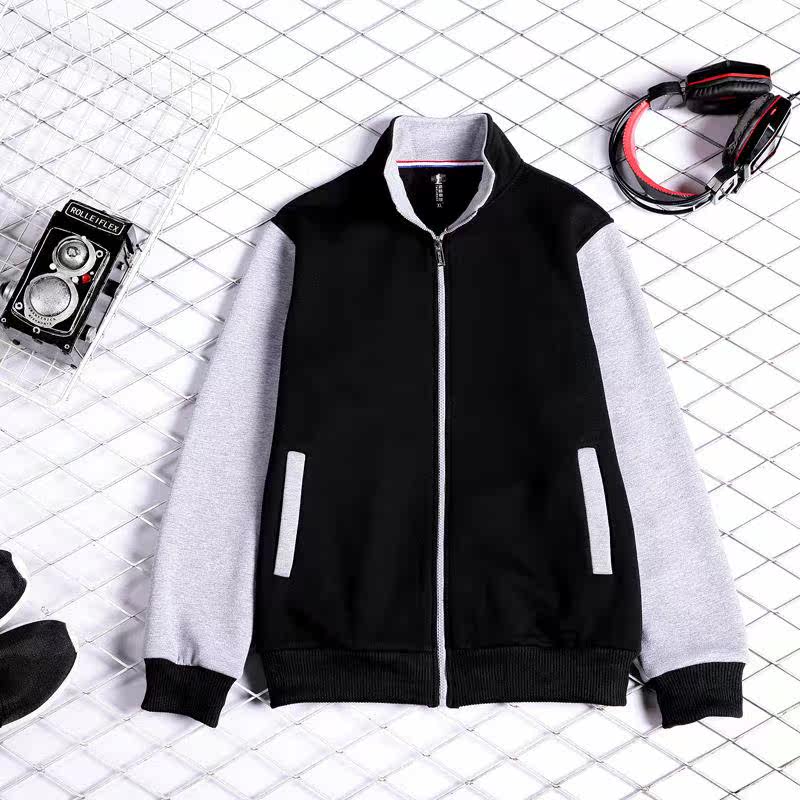 清倉庫存特賣價男式衛衣定制印logo 拉鏈立領拼色棒球服外套開衫在類目 男裝, T恤中 - 來自Buy2taobao.com提供專業的淘寶代購服務