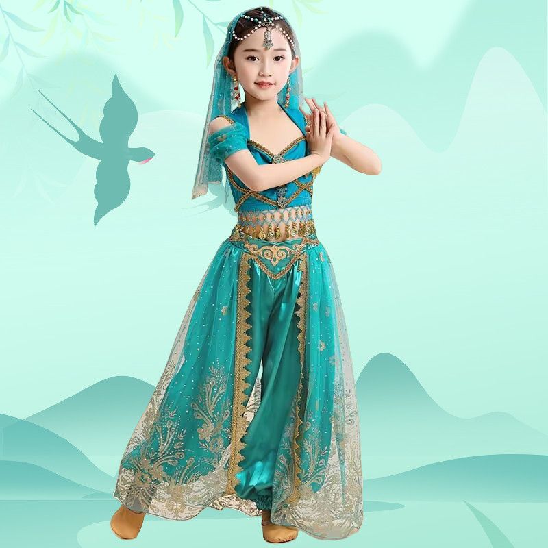 印度舞服少女敦煌套装民