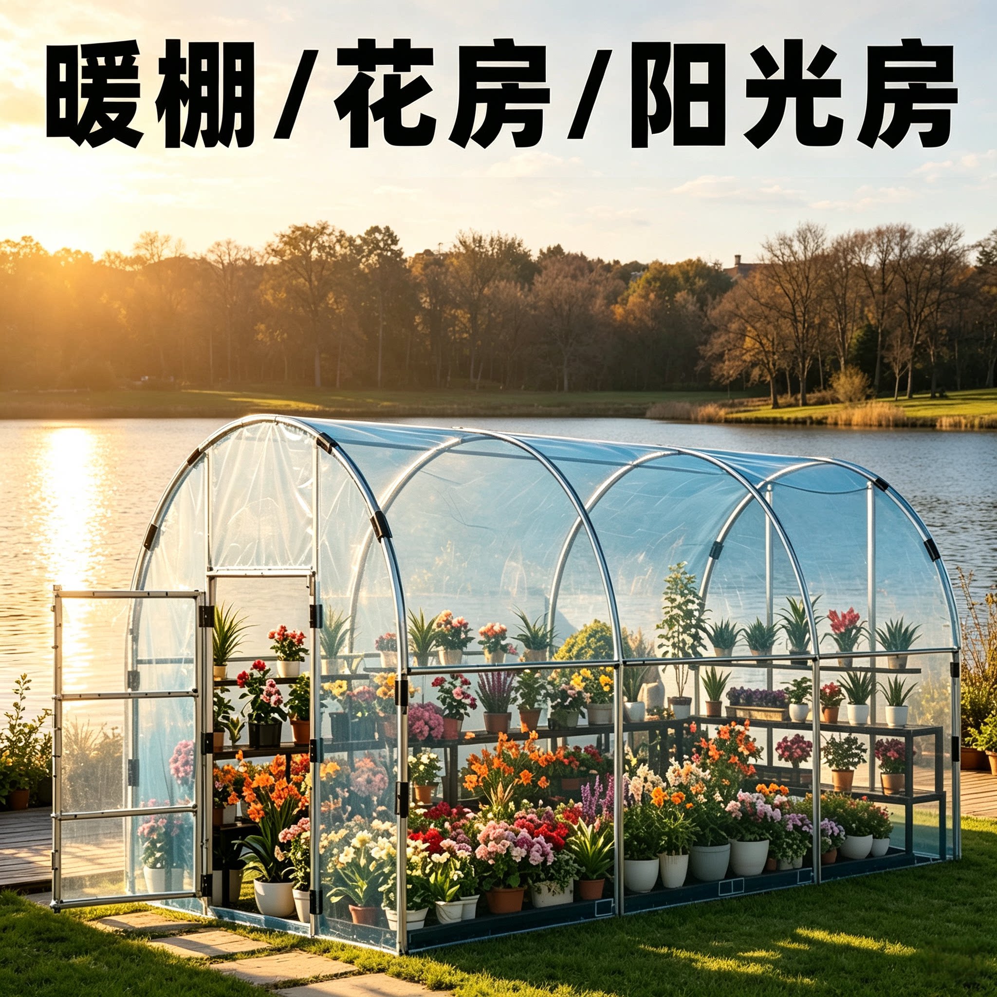 小型温室大棚家用阳光房暖棚阳台