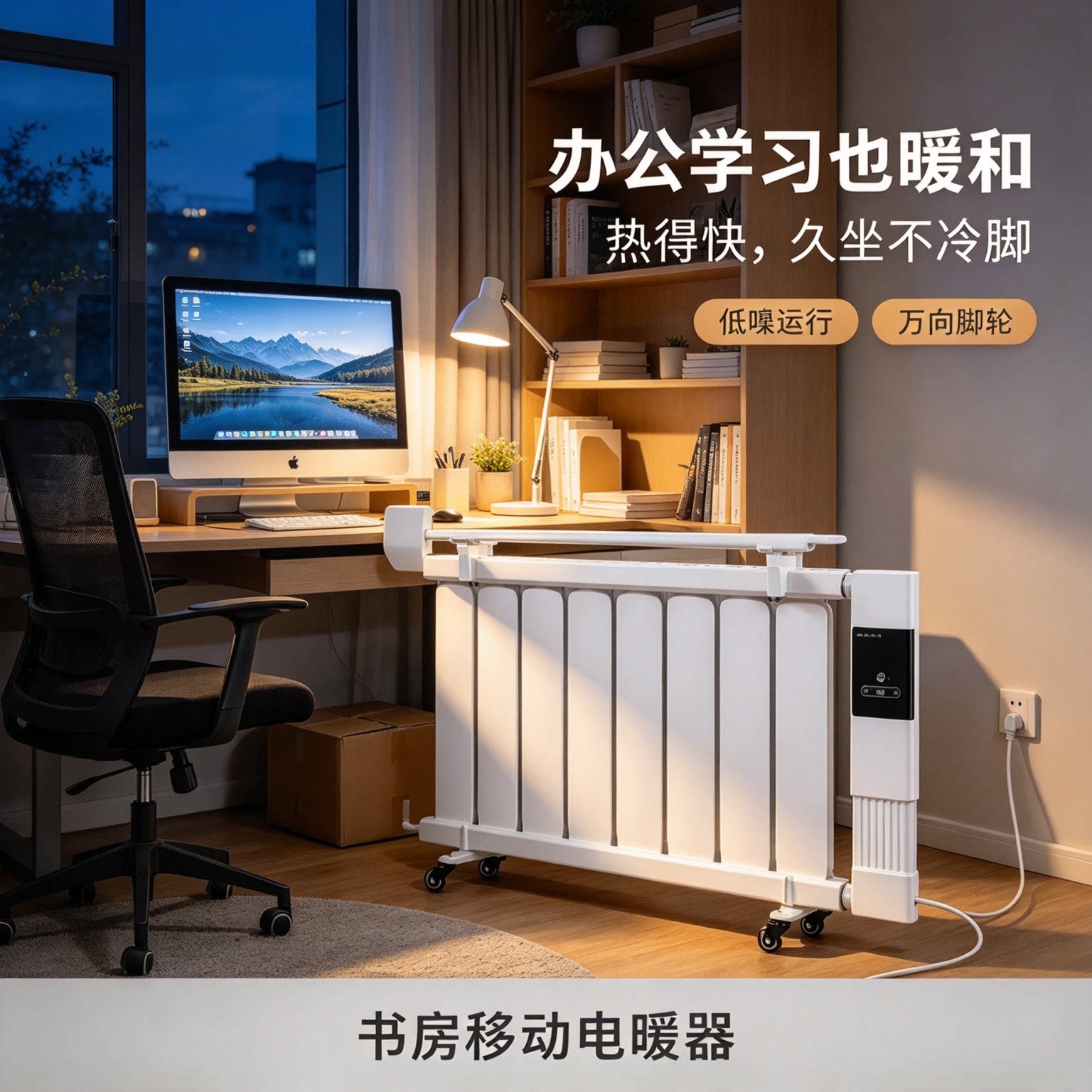 移动式水暖电暖气片智能控温取暖