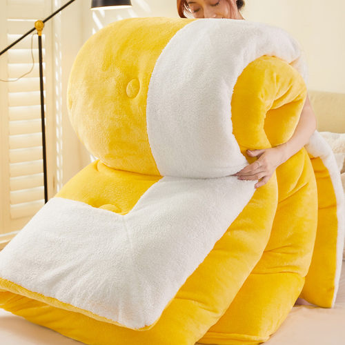 加厚保暖羊羔绒冬季单双人太空被