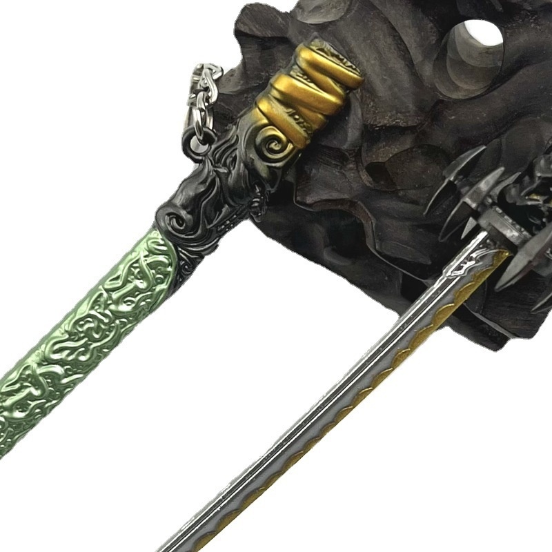 永劫YJ无间22CM30CM阔刀狼主村正妖紫周边金属合金模型玩具武器