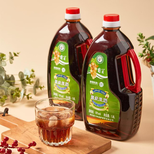 新疆葡萄酒阿瓦提慕萨莱思1.8L果酒女士低度甜酒原汁发酵4斤桶装