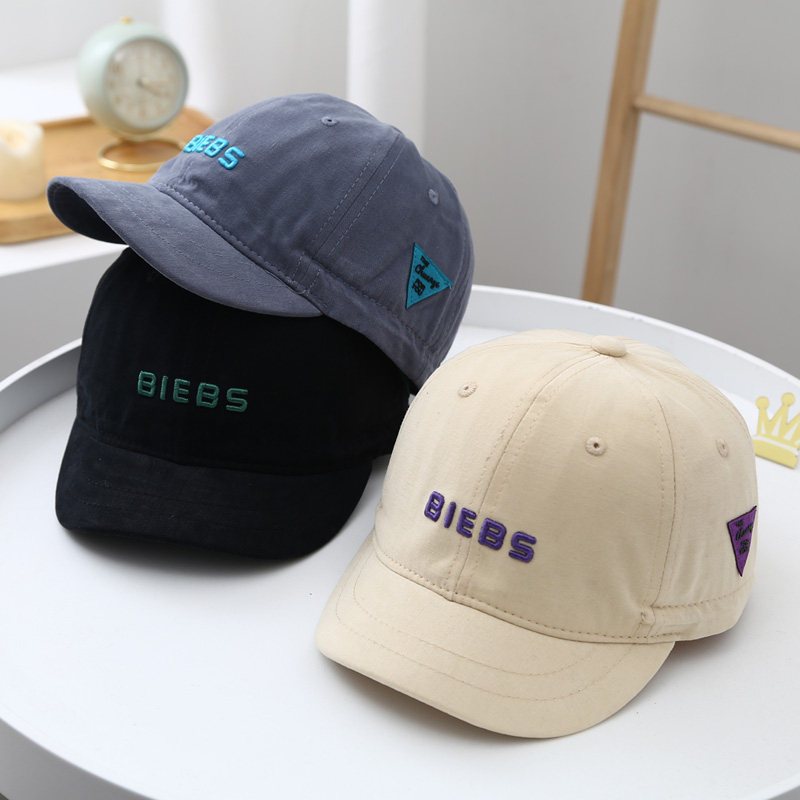 儿童帽子春秋薄款男宝宝鸭舌帽韩版潮男童棒球小孩1岁3外出遮阳帽