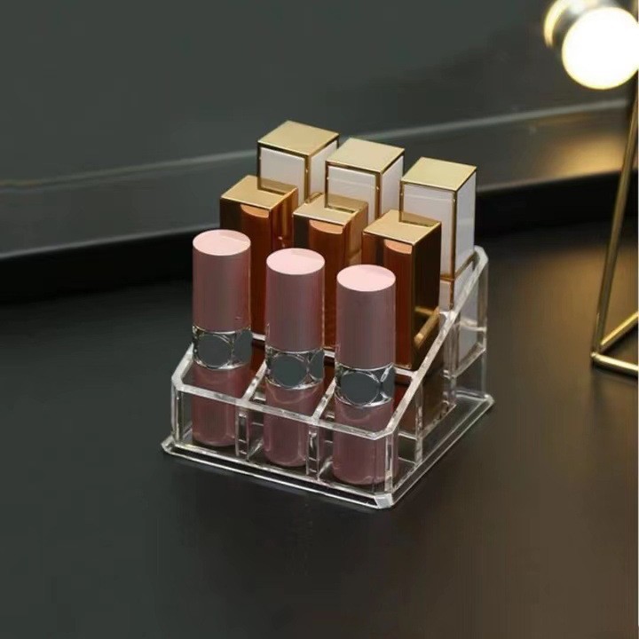 阶梯透明九宫格9格口红唇膏