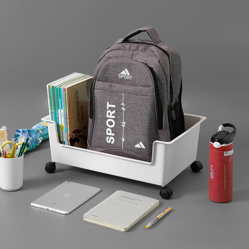 可移动书本收纳盒桌面书籍置物架