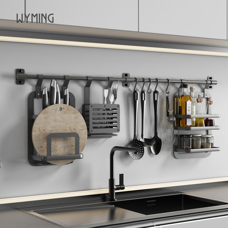 厨房墙壁置物架多功能收纳架