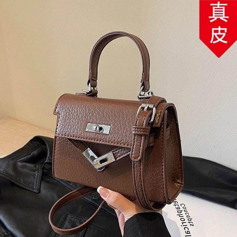 小包手提高端包包单肩通勤真皮爆款凯莉高级精致女包新款感百搭包