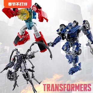 孩之宝变形金刚工作室系列加强级充电器路障黑寡妇儿童玩具模型