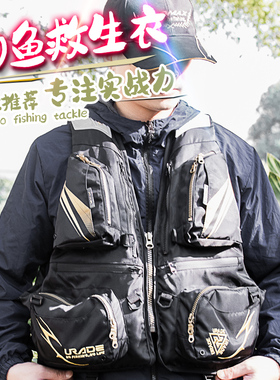 钓鱼马甲2026新款男救生衣成人大浮力矶钓便携式路亚浮力背心高档