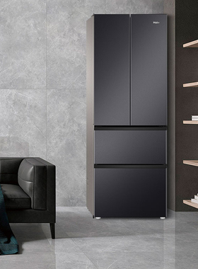 T新Haier/海尔 BCD-341WLHFD7DSDU1法式多门电冰箱一级变频