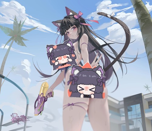 Yuuki summer 夏日限定中性细面鼠标垫