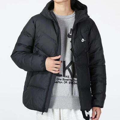 Nike 舒适运动防风保暖 夹克连帽外套短款羽绒服DV1132