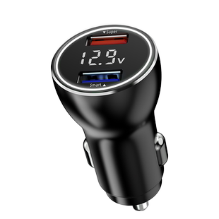 66W车载充电器适用华为/荣耀超级快充车充头适用OPPO真我一加闪充