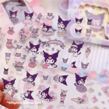 Милые наклейки, наклейка, маленькая прозрачная коробка для хранения