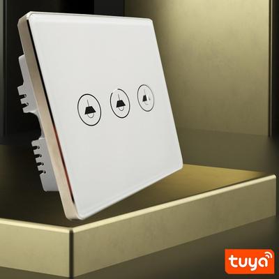 Tuya涂鸦智能触摸开关ZigBee金属边框玻璃零火面板定制图案文字